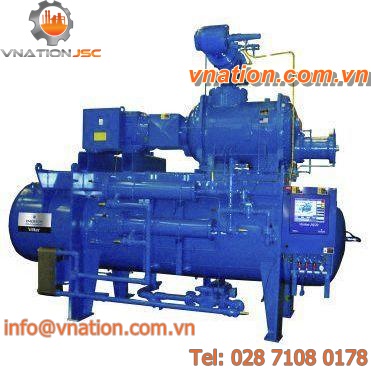 gas compressor unit / screw / stationary