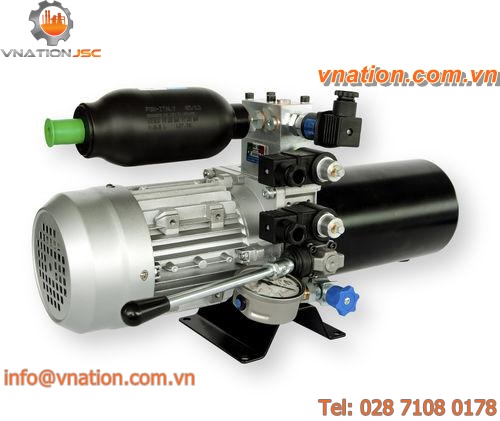 electrically-powered hydraulic power unit / brake / compact