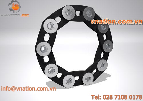 flexible coupling / shaft / for pumps / for compressors