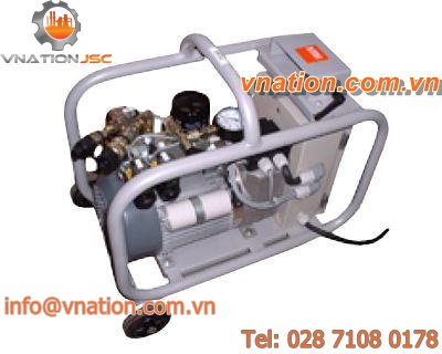 electrically-powered hydraulic power unit / wheel-mounted / compact