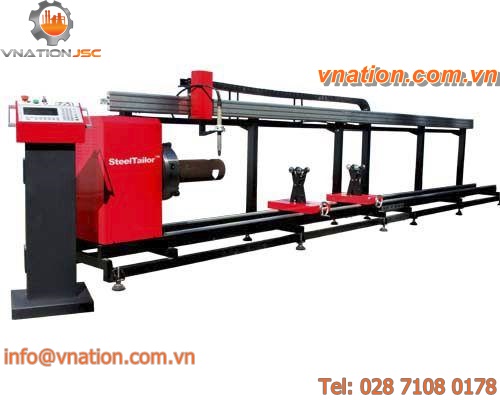 CNC cutting machine / metal / pipe / portable