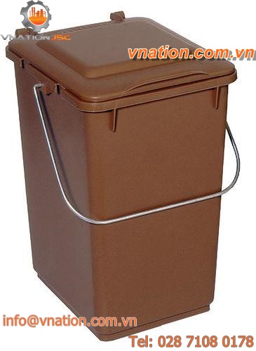 plastic waste bin / industrial waste / recycling / stackable