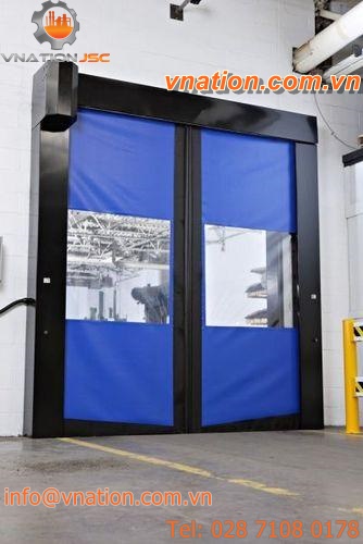 horizontal roll-up doors / industrial / indoor / for cold storage warehouse