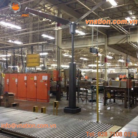 floor-standing fan / propeller / ventilation / industrial