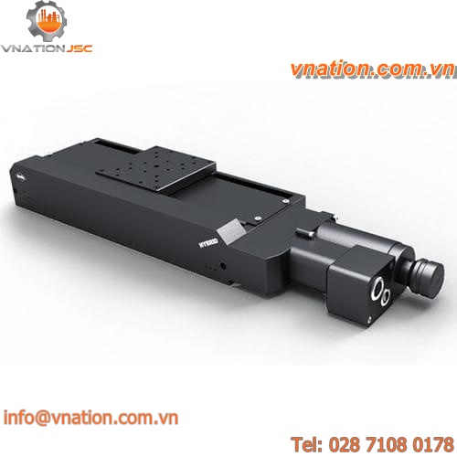linear nanopositioning stage / piezoelectric / backlash-free / integrated recirculating ball bearing guide