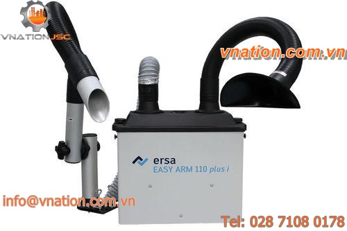 solder fume extractor / with multiple extraction arms