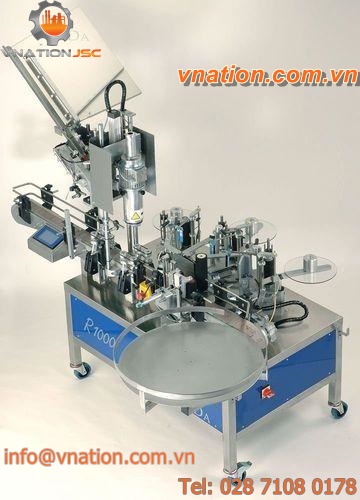 front labeler / side / linear / for self-adhesive labels