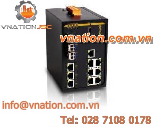 industrial network switch / PoE / managed / 6 ports