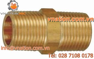 brass nipple / threaded