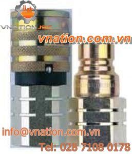 hydraulic quick coupling / pollution control