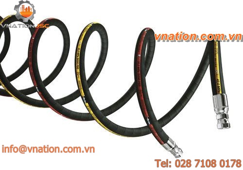 hydraulic hose / high-pressure / rubber / small bend radius