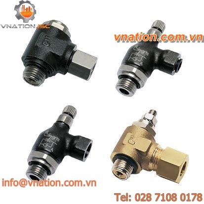 compression fitting / T / pneumatic