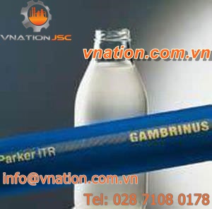 foodstuffs hose / food-grade / rubber