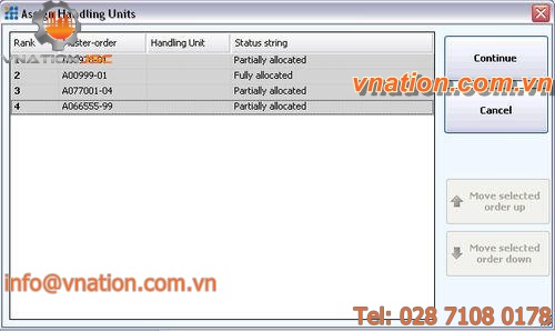 tracking software / warehouse management (WMS) / real-time