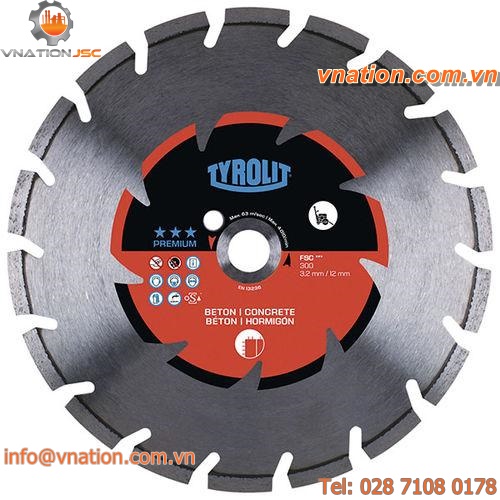 circular saw blade / TCT / for stone / for demolition work