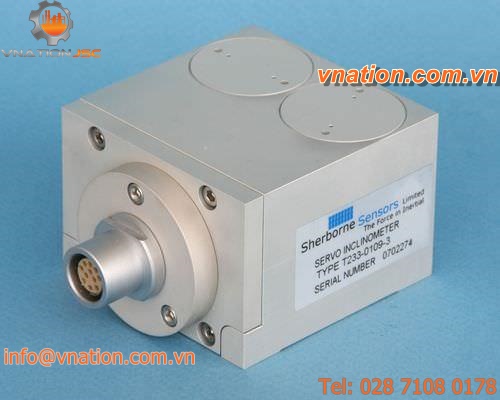2-axis inclinometer / analog / closed-loop gravity