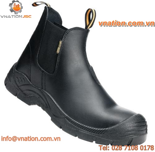 anti-slip safety boot / anti-perforation / leather / PU