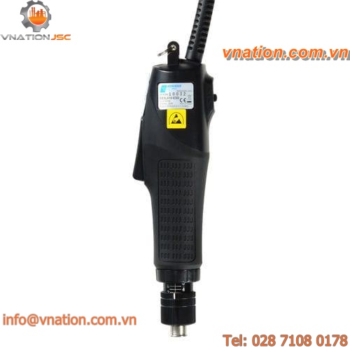 corded electric screwdriver / brushless / with torque control / straight model