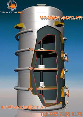 pressure bioreactor / large dimension / process / for food hygienization