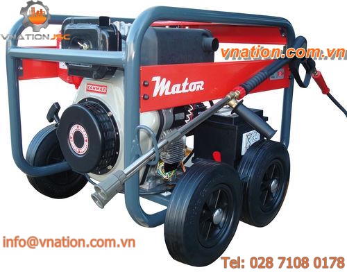 diesel engine cleaner / mobile / high-pressure