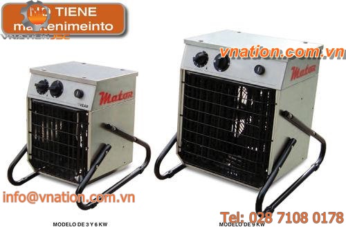electric air heater / mobile / explosion-proof