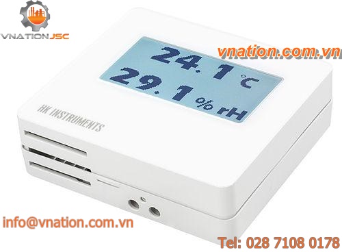 relative humidity transmitter / wall-mount / for HVAC / air