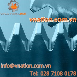 helical-toothed rack and pinion / ground / precision
