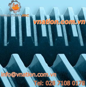 straight-toothed rack and pinion / helical-toothed