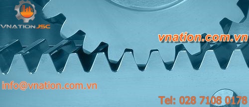 straight-toothed rack and pinion / custom-made / ground / steel