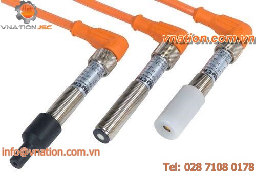 ultrasonic distance sensor / cylindrical / chemically resistant