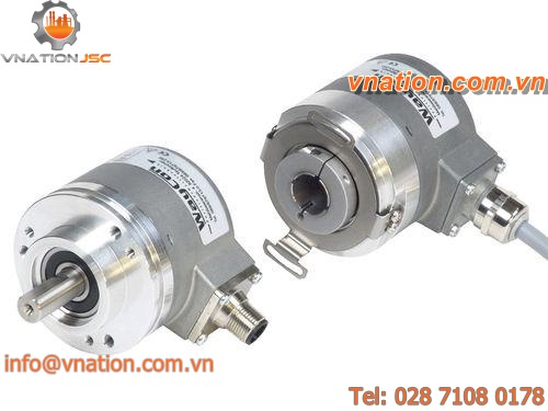 multi-turn rotary encoder / absolute / blind-shaft / CANopen