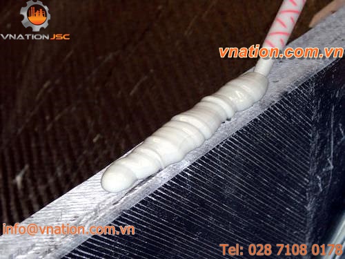 epoxy adhesive / multi-component / high-temperature / glass
