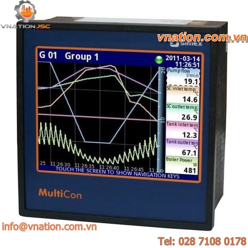 current data-logger / programmable / multi-channel / Modbus