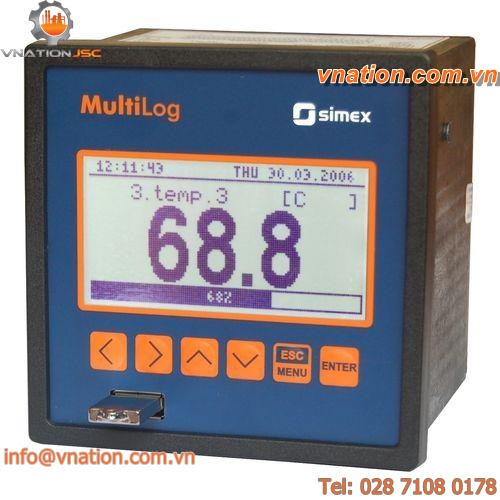 temperature data-logger / multi-channel / USB / with screen