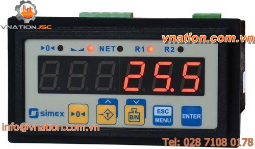LED display weight indicator / IP65 / built-in