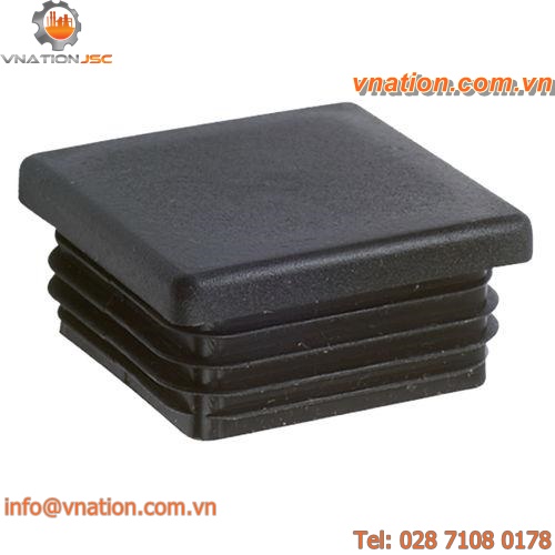 finned plug / snap-on / polyethylene / for tubes