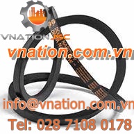 V transmission belt / industrial / oil-resistant / anti-static