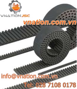 flat transmission belt / synchronous / motor / endless