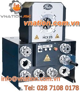 hose crimping machine / semi-automatic / compact