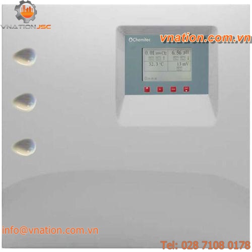 chlorine analyzer / pH / temperature / for integration