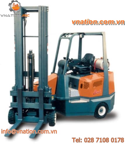 LPG forklift / ride-on / narrow-aisle / articulated