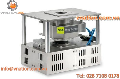 magnetic separator / metal / for injection molding machines / for free-fall applications