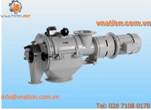 screw screening machine / for bulk materials / for the food industry