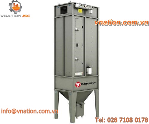 bag dust collector / reverse air cleaning / industrial
