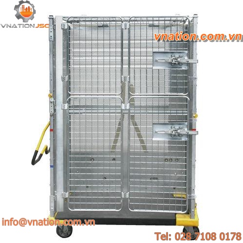 transport cart / wire mesh platform / multipurpose / metal
