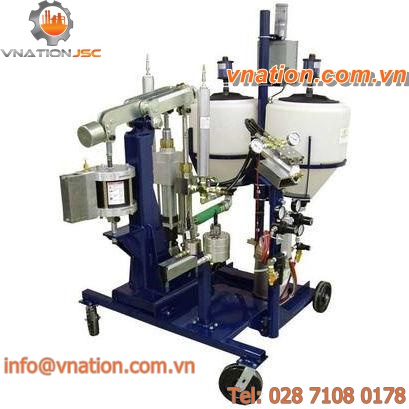 coating mixer-dispenser / resin / screw / epoxy