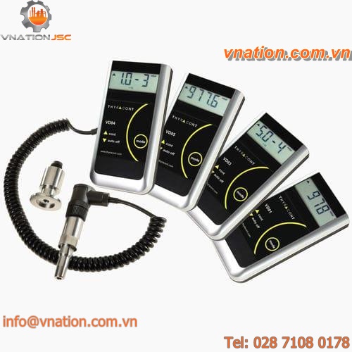 piezoresistive vacuum gauge / digital / USB / with data logger