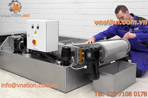 belt filter / self-cleaning / continuous / coolant