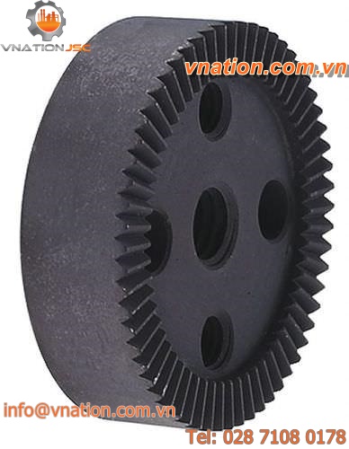 straight-toothed gear / steel / hub