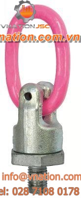 articulated hoist ring / with swivel / general purpose